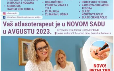 Masaža atlasa NOVI SAD do kraja avgusta 2023.